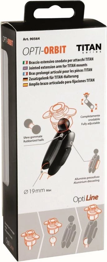 Lampa Titan Opti Orbit, Scharnierende Verlengarm Voor Titan-steunen 10 Lampa Titan Opti Orbit, Scharnierende Verlengarm Voor Titan-steunen - Afbeelding 10