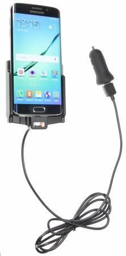 Brodit houder - Samsung Galaxy S6 Edge Actieve houder met 12V USB plug Brodit Houder - Samsung Galaxy S6 Edge Actieve Houder Met 12V USB Plug -Brodit Shop
