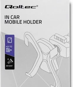 Qoltec 51214 Houder Mobiele Telefoon/Smartphone Zwart -Brodit Shop 445x840