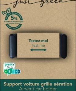 Bigben Connected Airvent Verstelbare Recyclebare Autohouder - Zwart - Just Green 3 Bigben Connected Airvent Verstelbare Recyclebare Autohouder - Zwart - Just Green -Brodit Shop 472x840