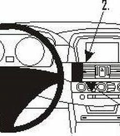 Brodit Center Mount V. BMW 5 Reeks E60 04-