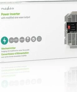 Nedis Inverter Gemodificeerde Sinusgolf | Ingangsvoltage: 12 VDC | Apparaat Stroomoutput: 2 | 230 V ~ 50 Hz | 4000 W | Piekvermogen: 8000 W | Type Stopcontact: F (CEE 7/3) | Screw Terminal -Brodit Shop 550x303 2