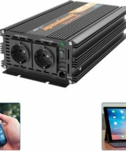 HOUSY? TOOLTECH? Omvormer 12V 230V - Auto Stroom Omvormer - Inverter - Omvormer Auto Camper Boot - Camping Stroom - Voor Auto Koelkast -Brodit Shop 550x304 2