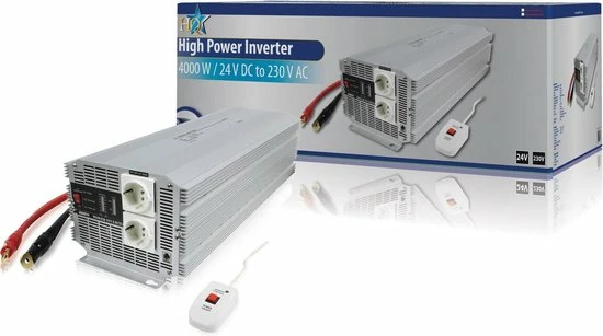Hq Inv4000-24 High Power Omvormer - 230 V 4000 W 2 Hq Inv4000-24 High Power Omvormer - 230 V 4000 W - Afbeelding 2