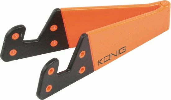 Konig Universal Tablet Stand Foldable Orange 2 Konig Universal Tablet Stand Foldable Orange - Afbeelding 2