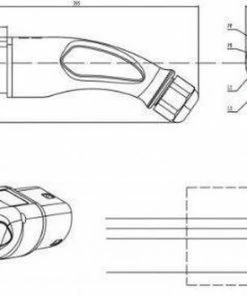 DUOSIDA Type 2 - Type 2 Laadkabel 16A 3 Fase 6 Meter -Brodit Shop 550x330 3