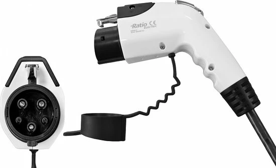 Ratio Electric Ratio Premium Line Laadkabel Auto | Type 2 Naar Type 1 | 7.4 KW | 1 Fase 32A | 6 Meter 5 Ratio Electric Ratio Premium Line Laadkabel Auto | Type 2 Naar Type 1 | 7.4 KW | 1 Fase 32A | 6 Meter - Afbeelding 5