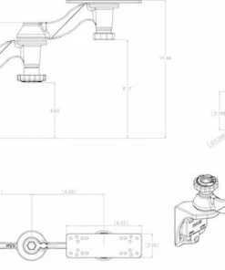 RAM Mount Vertical 12" Swing Arm Mount For Fishfinders & Plotters RAM-109V-1U -Brodit Shop 550x349