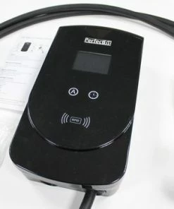 Brodit Shop 8 PFA-charger Perfectfit Laadpaal 11 KW Met Display, 10 Meter Kabel , RFID