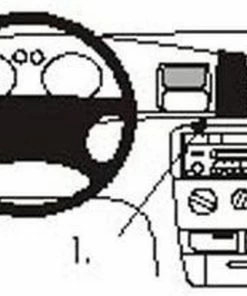 Houder - Brodit ProClip - Opel Vectra B 1996-2001 Center Mount