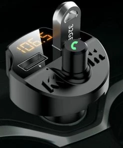 TibaGoods Auto FM Transmitter - Bluetooth - Handsfree Bellen - USB - Carkit - Audio Receiver - Oplaadfunctie - Auto Accessoires -Brodit Shop 550x417 1