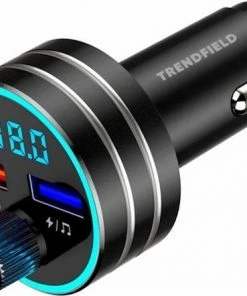 Trendfield FM Transmitter Bluetooth 5.0 - Carkit USB 3.0 Fast Charge - Auto Accessoires - Beluister Draadloos Muziek Via Spotify Of Youtube