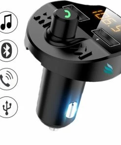 TibaGoods Auto FM Transmitter - Bluetooth - Handsfree Bellen - USB - Carkit - Audio Receiver - Oplaadfunctie - Auto Accessoires