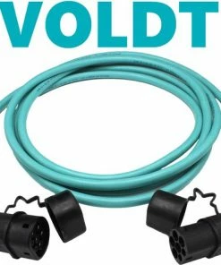 Voldt Laadkabel Elektrische Auto Type 2 32Ampere 1 Fase 7,4 KW Lengte 5 Meter