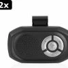 2x Smartwares SK-1541 Bluetooth Car Kit Zwart
