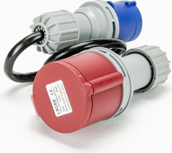 Solutions Soolutions CEE Blauw 16A (m) Naar CEE Rood 16A (v) 2 Solutions Soolutions CEE Blauw 16A (m) Naar CEE Rood 16A (v) - Afbeelding 2