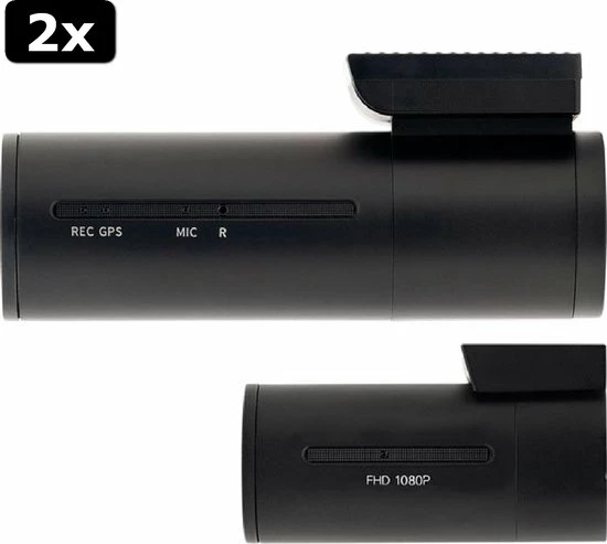 2x Nordv??l DC102 2CH Dashcam 2K + GPS + WiFi + 128GB 7 2x Nordv??l DC102 2CH Dashcam 2K + GPS + WiFi + 128GB - Afbeelding 7