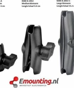 RAM Mount Tough-Claw Smartphone Stangmontageset Medium RAM-B-400-UN7U -Brodit Shop 550x497