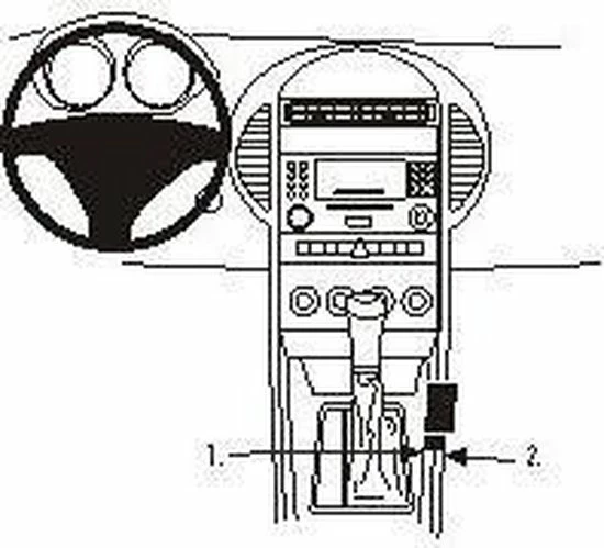 Brodit Proclip Console Mount (833482) 1 Brodit Proclip Console Mount (833482)