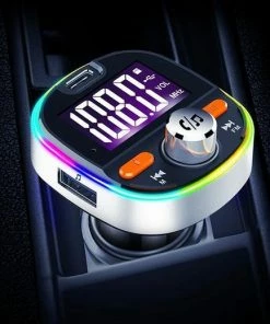 Athletix® Bluetooth FM Transmitter - Carkit - Auto Lader- Handsfree Bellen - MP3 - USB / SD Kaart - Snel Lader - 3 USB Poorten - Spotify / YouTube -Brodit Shop 550x519