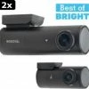 2x Nordv??l DC102 2CH Dashcam 2K + GPS + WiFi + 64GB
