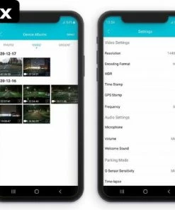 2x Nordv√§l DC102 2CH Dashcam 2K + GPS + WiFi + 128GB -Brodit Shop 550x531 2