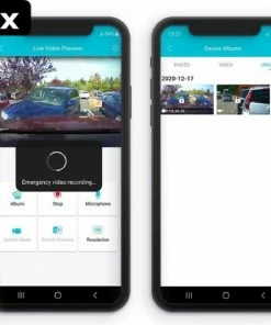 2x Nordv√§l DC102 2CH Dashcam 2K + GPS + WiFi + 128GB -Brodit Shop 550x534 2