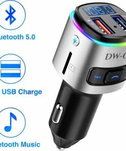 DW-G Bluetooth FM Transmitter - Auto Lader - Carkit - Handsfree - MP3 - USB - SD Kaart - Snel Lader - Bluetooth Audio Receiver