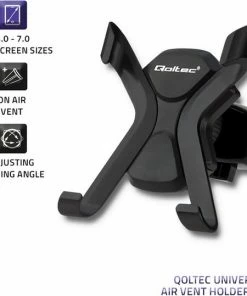 Qoltec 51214 Houder Mobiele Telefoon/Smartphone Zwart -Brodit Shop 550x539 1