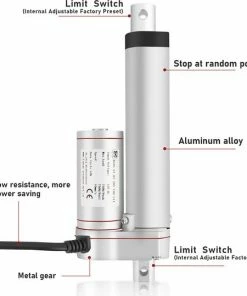Alizendeh Lineaire Actuator 12V 1500N 200mm -Brodit Shop 550x539 3