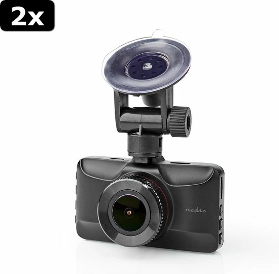 2x Nedis DCAM15BK Dashcam Full Hd 1080 P 1 Ch 3,0 Inch Kijkhoek Van 120? Metalen Behuizing 8 2x Nedis DCAM15BK Dashcam Full Hd 1080 P 1 Ch 3,0 Inch Kijkhoek Van 120? Metalen Behuizing - Afbeelding 8
