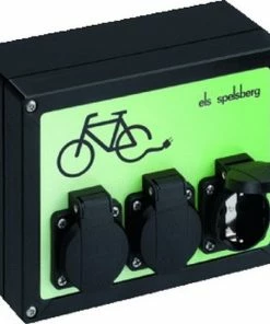 Spelsberg Laadpaal Voor Elektrische Fiets, 3-fase, 3,5kW, Zwart