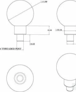 RAM Mount B-Kogel Met Alu Bout Voor Camera RAM-B-237U -Brodit Shop 550x545 3