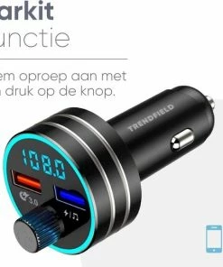 Trendfield FM Transmitter Bluetooth 5.0 - Carkit USB 3.0 Fast Charge - Auto Accessoires - Beluister Draadloos Muziek Via Spotify Of Youtube 12 Trendfield FM Transmitter Bluetooth 5.0 - Carkit USB 3.0 Fast Charge - Auto Accessoires - Beluister Draadloos Muziek Via Spotify Of Youtube -Brodit Shop 550x547 1