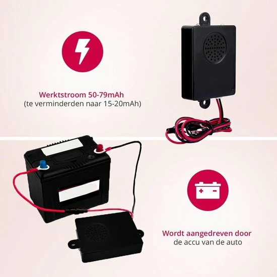 Carsa Marterverjager Auto 12V - Muizenverjager - Ongedierte Verjager Met Ultrasone - Steenmarter Verjager 5 Carsa Marterverjager Auto 12V - Muizenverjager - Ongedierte Verjager Met Ultrasone - Steenmarter Verjager - Afbeelding 5
