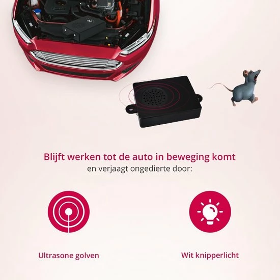 Carsa Marterverjager Auto 12V - Muizenverjager - Ongedierte Verjager Met Ultrasone - Steenmarter Verjager 6 Carsa Marterverjager Auto 12V - Muizenverjager - Ongedierte Verjager Met Ultrasone - Steenmarter Verjager - Afbeelding 6