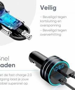 Trendfield FM Transmitter Bluetooth 5.0 - Carkit USB 3.0 Fast Charge - Auto Accessoires - Beluister Draadloos Muziek Via Spotify Of Youtube 11 Trendfield FM Transmitter Bluetooth 5.0 - Carkit USB 3.0 Fast Charge - Auto Accessoires - Beluister Draadloos Muziek Via Spotify Of Youtube -Brodit Shop 550x550 35