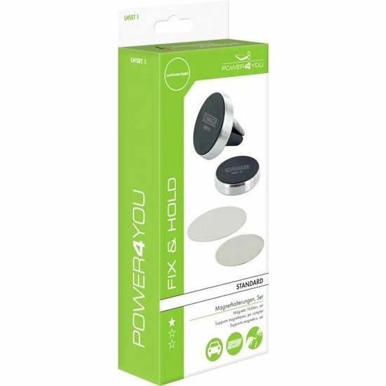 Schwaiger LHSET1 511 Houder Mobiele Telefoon/Smartphone Zwart, Zilver Passieve Houder 2 Schwaiger LHSET1 511 Houder Mobiele Telefoon/Smartphone Zwart, Zilver Passieve Houder - Afbeelding 2