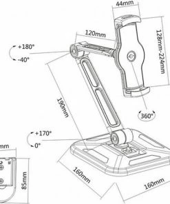Techly ICA-TBL 2801 Houder Passieve Houder Tablet/UMPC Zwart 19 Techly ICA-TBL 2801 Houder Passieve Houder Tablet/UMPC Zwart -Brodit Shop 550x554 6