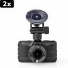 2x Nedis DCAM15BK Dashcam Full Hd 1080 P 1 Ch 3,0 Inch Kijkhoek Van 120? Metalen Behuizing