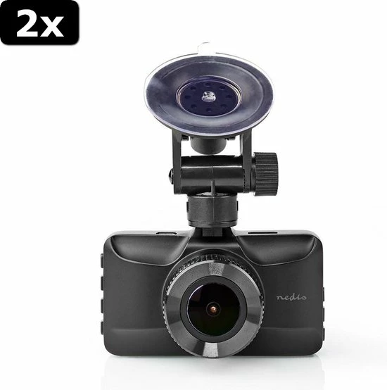 2x Nedis DCAM15BK Dashcam Full Hd 1080 P 1 Ch 3,0 Inch Kijkhoek Van 120? Metalen Behuizing 1 2x Nedis DCAM15BK Dashcam Full Hd 1080 P 1 Ch 3,0 Inch Kijkhoek Van 120? Metalen Behuizing