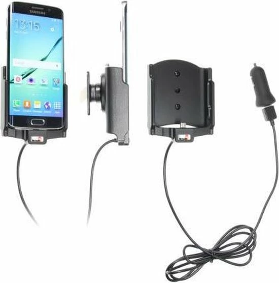 Brodit houder - Samsung Galaxy S6 Edge Actieve houder met 12V USB plug Brodit Houder - Samsung Galaxy S6 Edge Actieve Houder Met 12V USB Plug -Brodit Shop