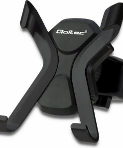 Qoltec 51214 Houder Mobiele Telefoon/Smartphone Zwart