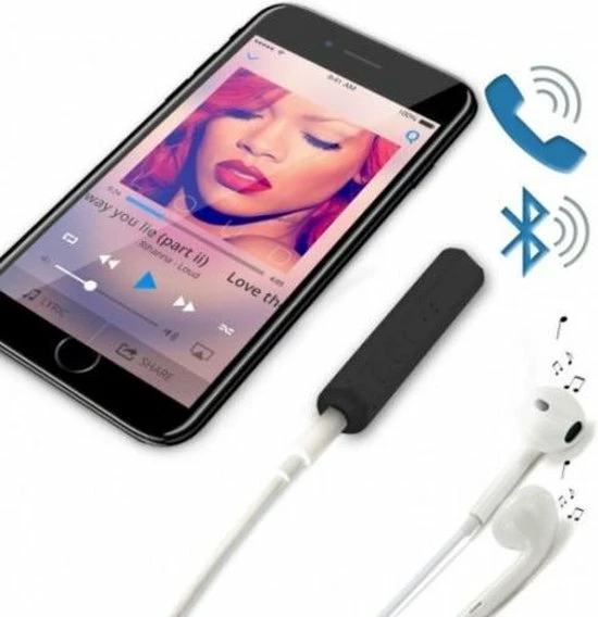 Togadget Draadloze Bluetooth Ontvanger Zwart 2 Togadget Draadloze Bluetooth Ontvanger Zwart - Afbeelding 2