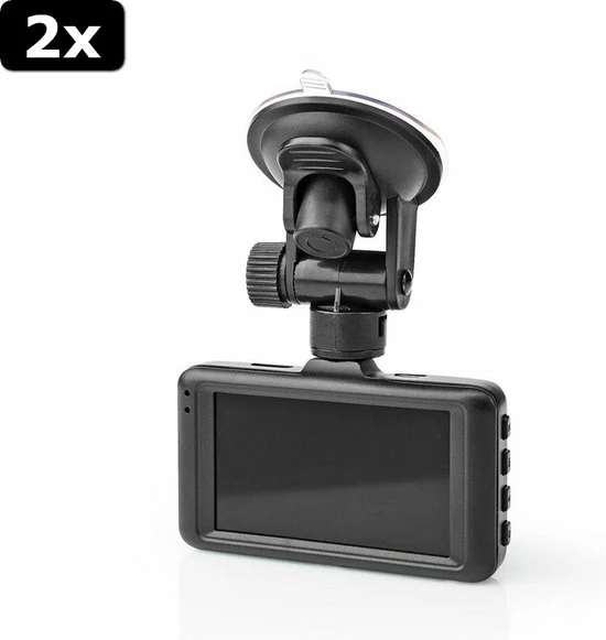 2x Nedis DCAM15BK Dashcam Full Hd 1080 P 1 Ch 3,0 Inch Kijkhoek Van 120? Metalen Behuizing 9 2x Nedis DCAM15BK Dashcam Full Hd 1080 P 1 Ch 3,0 Inch Kijkhoek Van 120? Metalen Behuizing - Afbeelding 9
