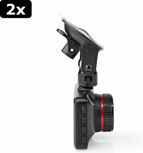 2x Nedis DCAM15BK Dashcam Full Hd 1080 P 1 Ch 3,0 Inch Kijkhoek Van 120? Metalen Behuizing 5 2x Nedis DCAM15BK Dashcam Full Hd 1080 P 1 Ch 3,0 Inch Kijkhoek Van 120? Metalen Behuizing - Afbeelding 5