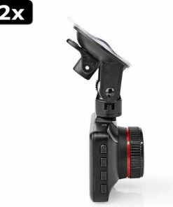 2x Nedis DCAM15BK Dashcam Full Hd 1080 P 1 Ch 3,0 Inch Kijkhoek Van 120? Metalen Behuizing -Brodit Shop 550x588