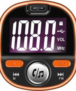 Athletix® Bluetooth FM Transmitter - Carkit - Auto Lader- Handsfree Bellen - MP3 - USB / SD Kaart - Snel Lader - 3 USB Poorten - Spotify / YouTube -Brodit Shop 550x609