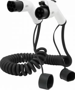 ERock Laadkabel Gekruld Spiraal Type 1 - 32A 1 Fase (7.4 KW) - 5 Meter