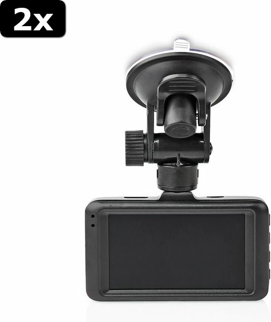 2x Nedis DCAM15BK Dashcam Full Hd 1080 P 1 Ch 3,0 Inch Kijkhoek Van 120? Metalen Behuizing 4 2x Nedis DCAM15BK Dashcam Full Hd 1080 P 1 Ch 3,0 Inch Kijkhoek Van 120? Metalen Behuizing - Afbeelding 4